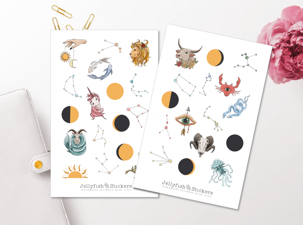 Zodiac Sticker Set